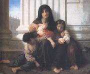 Adolphe William Bouguereau Indiget Family (mk26) Sweden oil painting artist